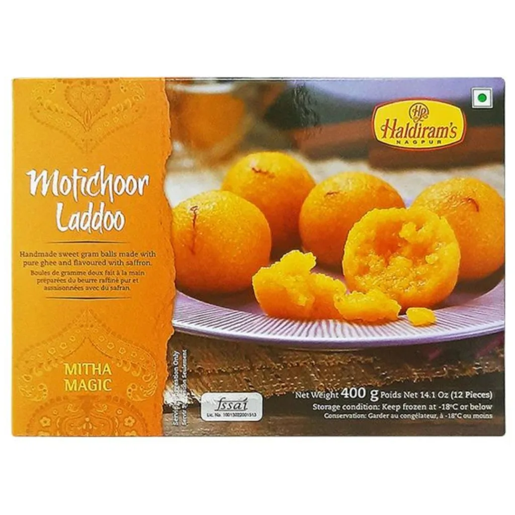 Haldiram's Frozen Motichor Laddu (400gm)